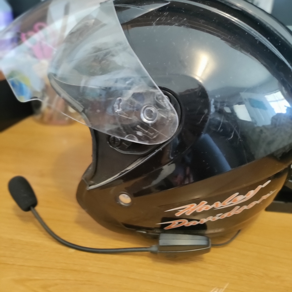 Harley Davidson motorcycle helmet
